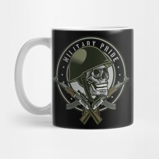 Skull Soldier, Vintage Retro Classic Mug